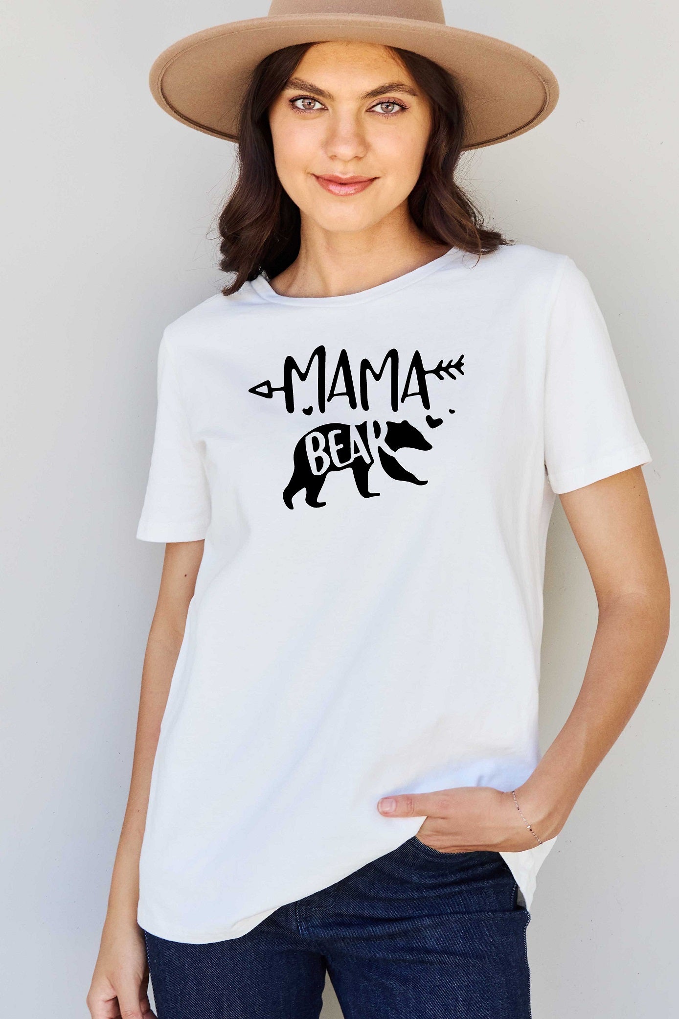 Simply Love Full Size MAMA BEAR Graphic Cotton T-Shirt